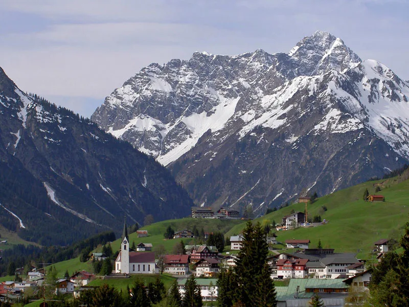 View of Hirschegg
