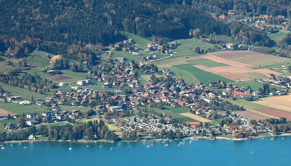 View of Nussdorf am Attersee