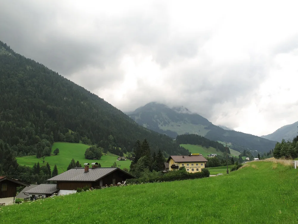 View of Russbach am Pass Gschütt