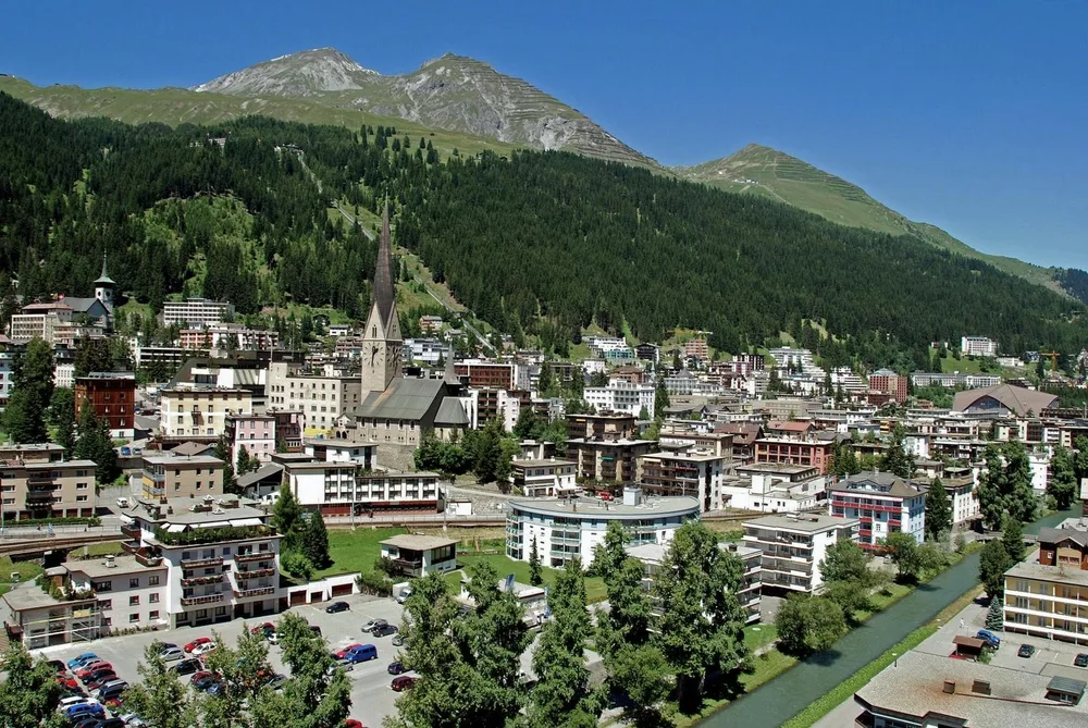 View of Davos