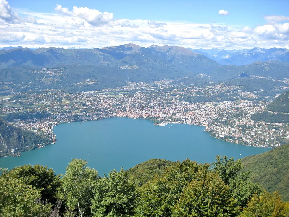 View of Lugano