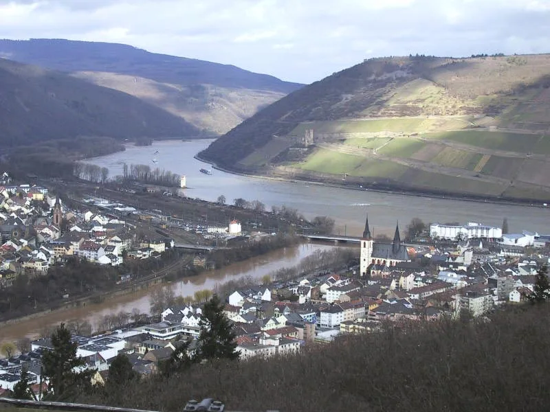 View of Bingen am Rhein