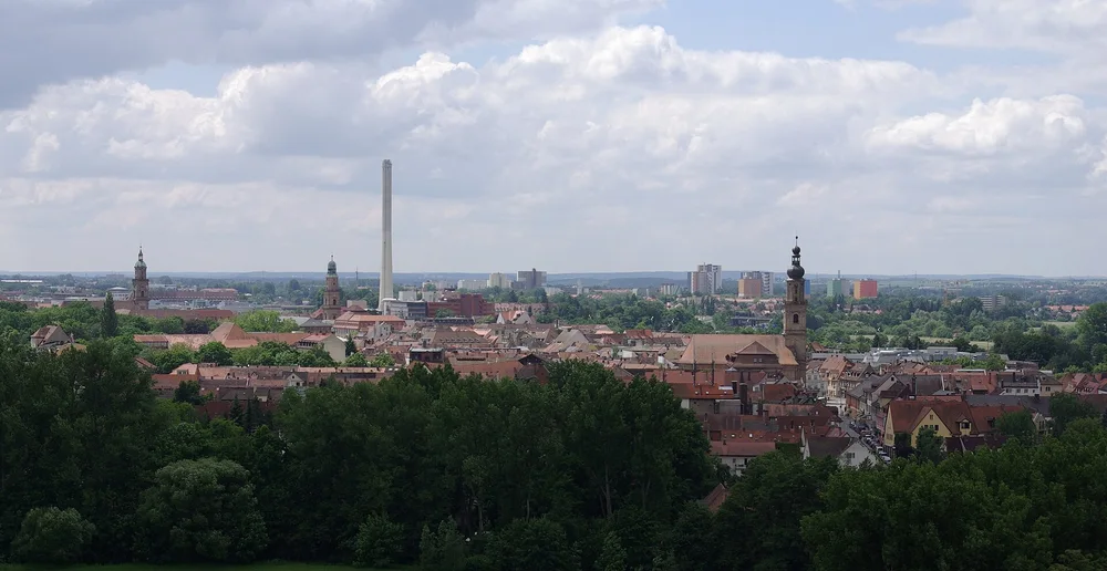View of Erlangen