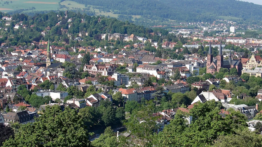 View of Freiburg im Breisgau