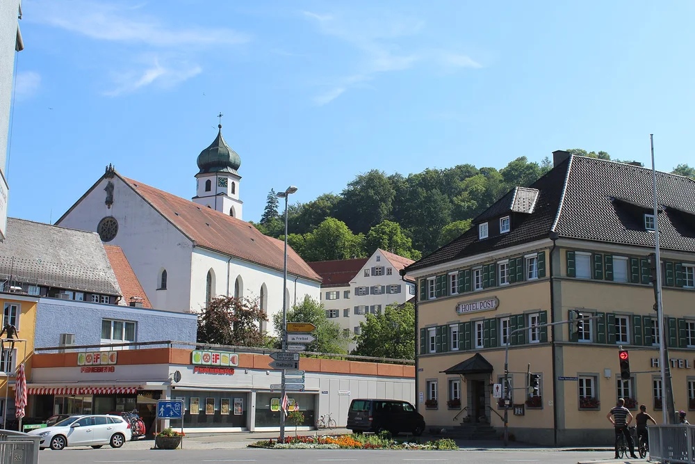 View of Leutkirch im Allgäu