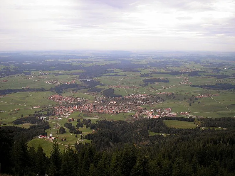 View of Nesselwang