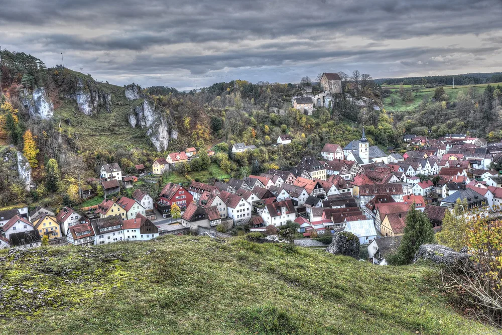 View of Pottenstein