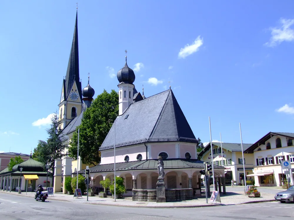 View of Prien am Chiemsee