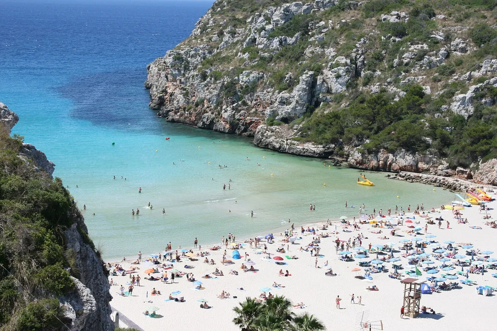 View of Cala'n Porter