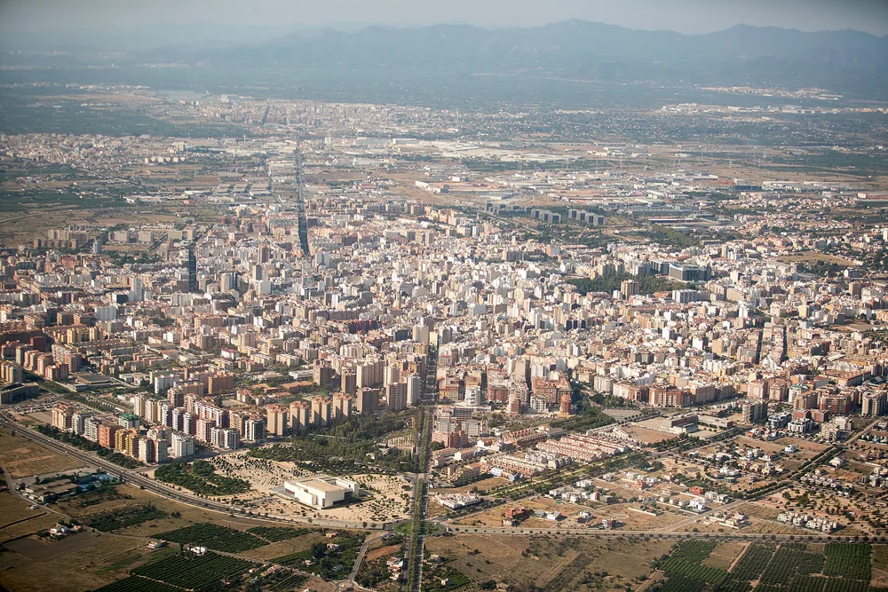 View of Castellón de la Plana