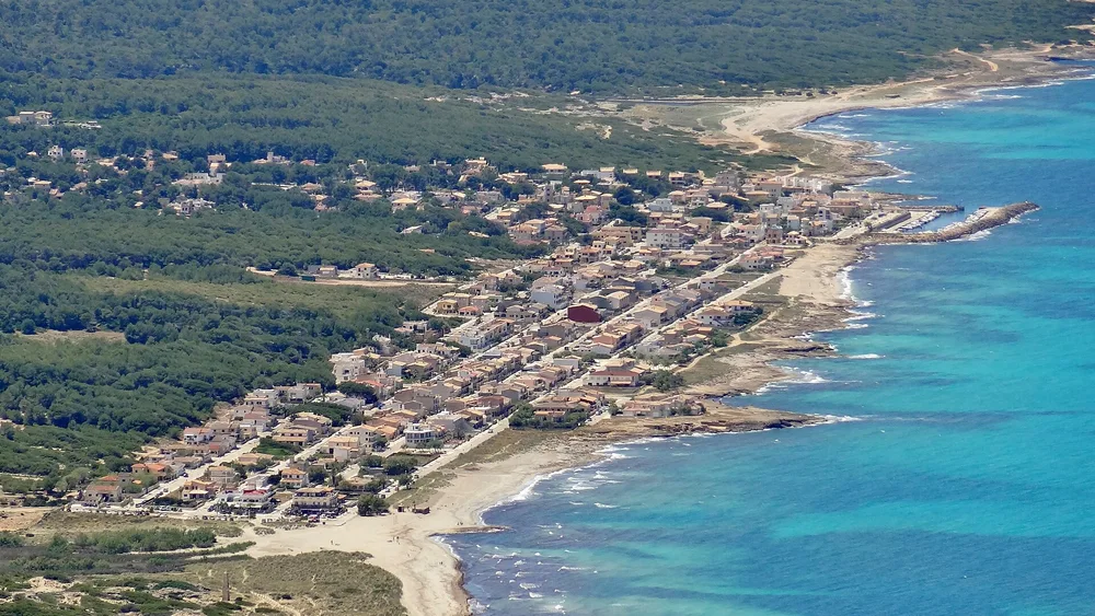 View of Son Serra de Marina