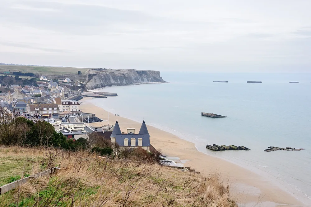 View of Arromanches-Les-Bains