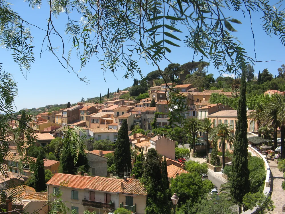 View of Bormes-Les-Mimosas