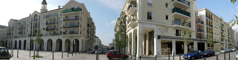 View of Bussy-Saint-Georges