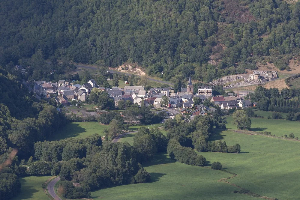 View of Chambon-Sur-Lac