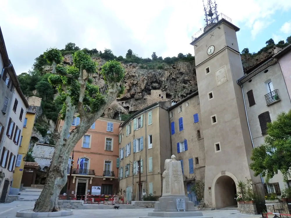 View of Cotignac