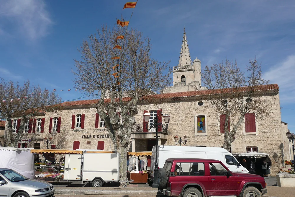 View of Eyragues