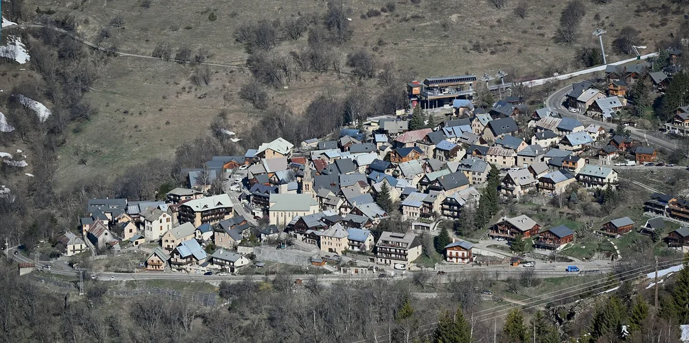 View of Huez