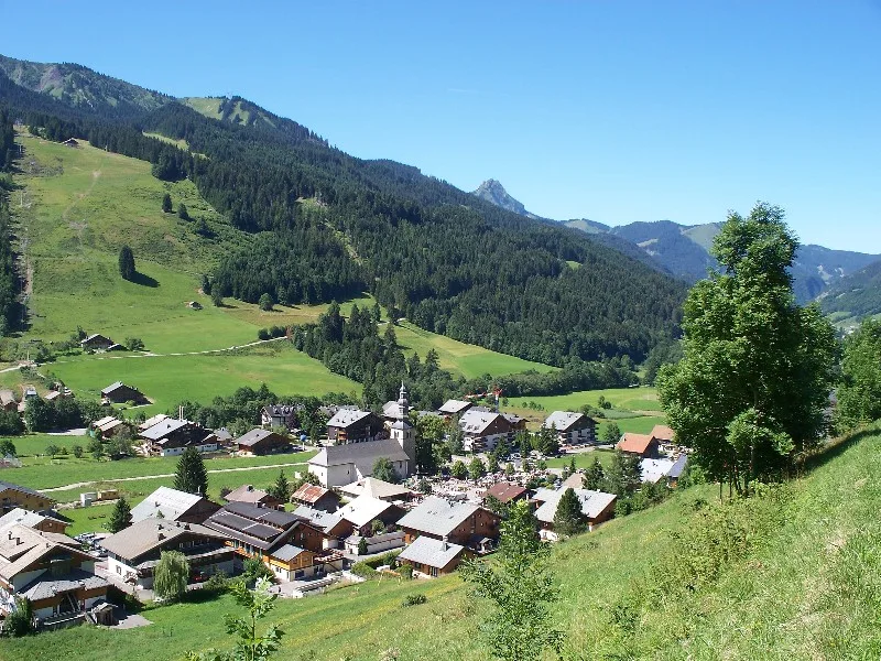 View of La Chapelle-DʼAbondance