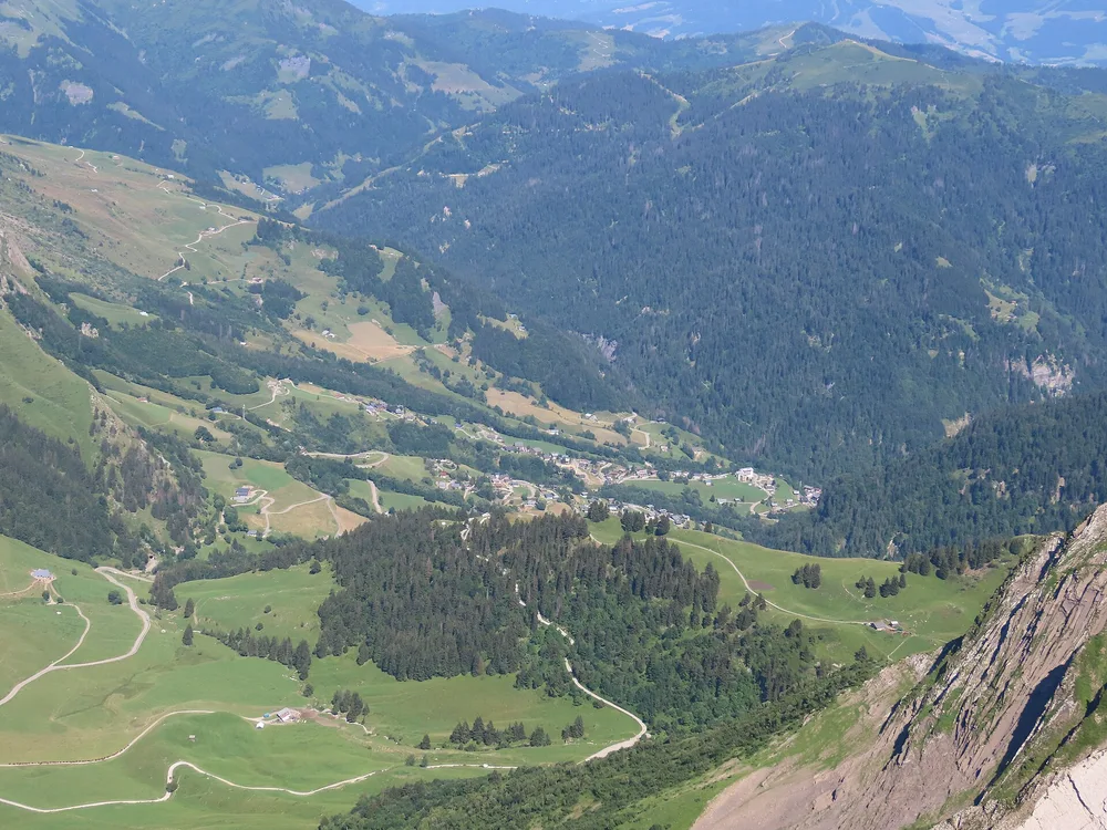 View of La Giettaz
