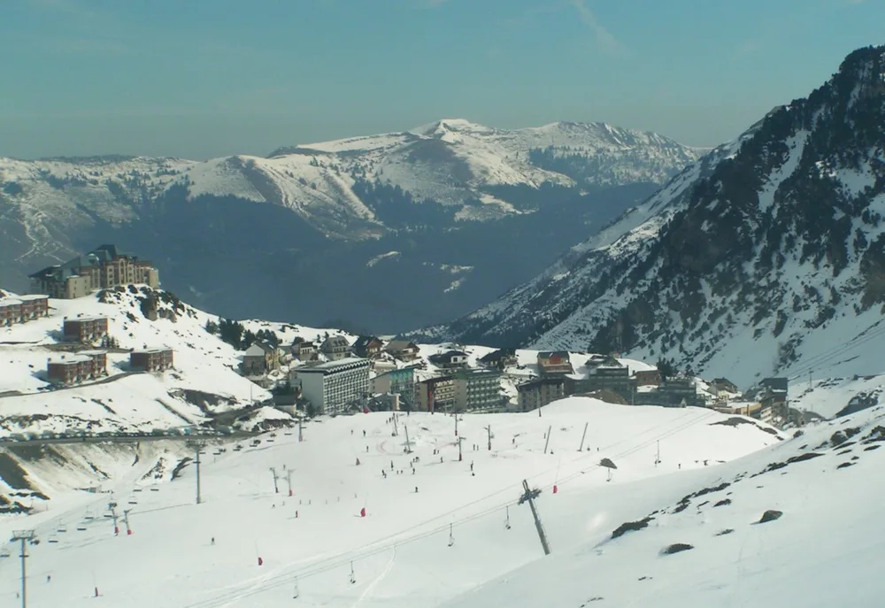View of La Mongie