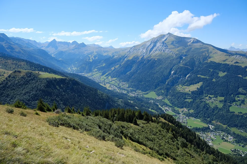 View of Les Contamines-Montjoie