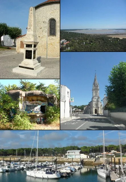 View of Les Mathes