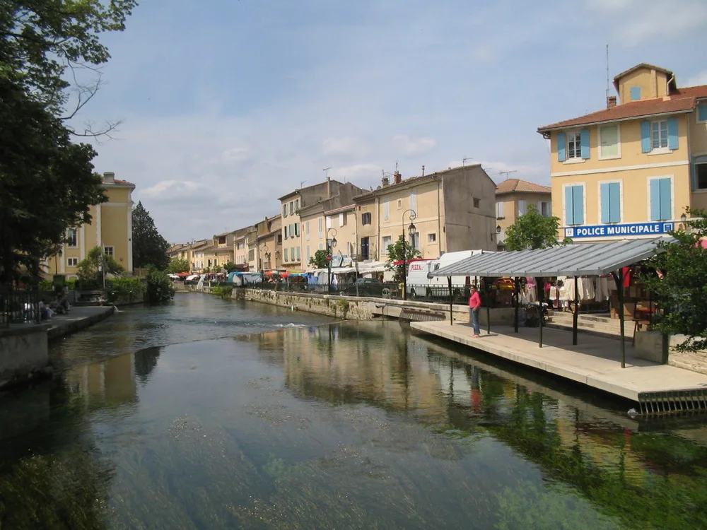 View of LʼIsle-Sur-La-Sorgue