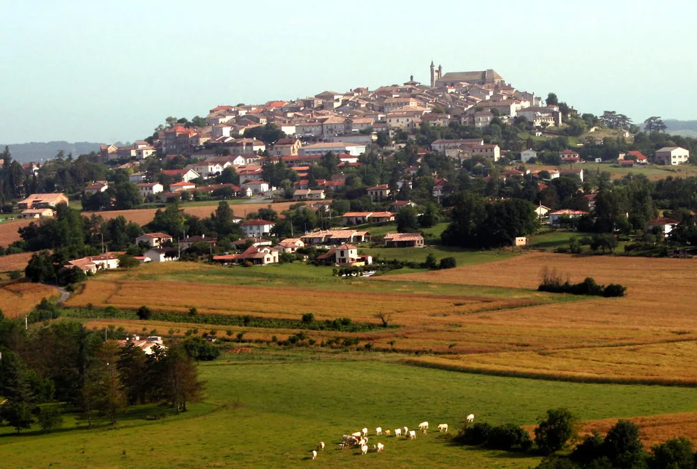 View of Monflanquin