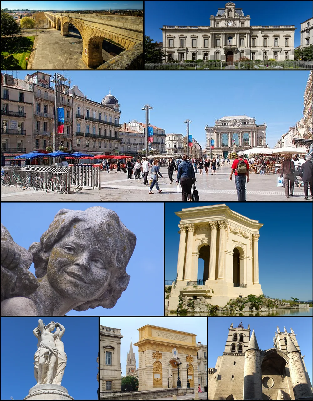 View of Montpellier