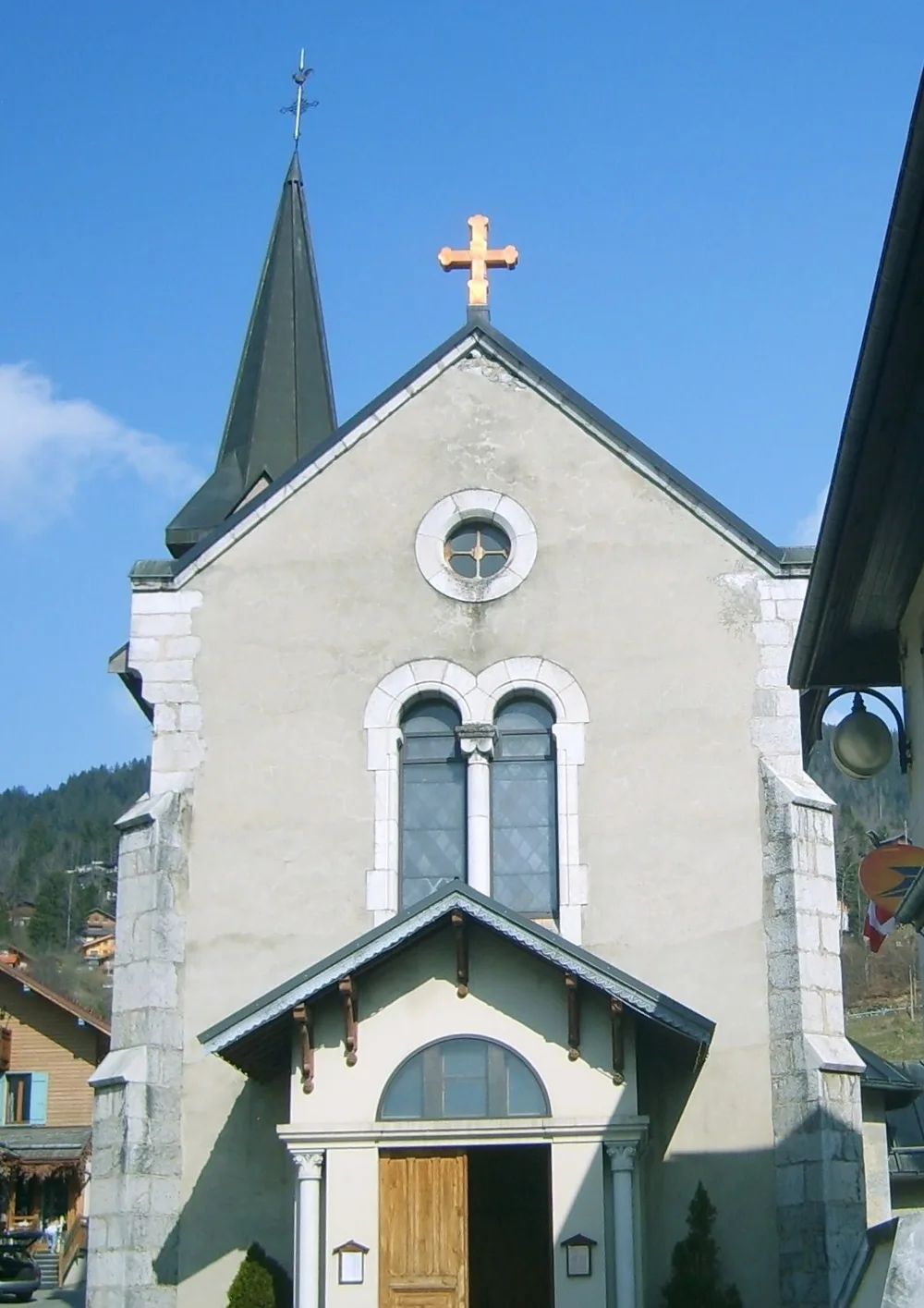 View of Saint-Jean-De-Sixt