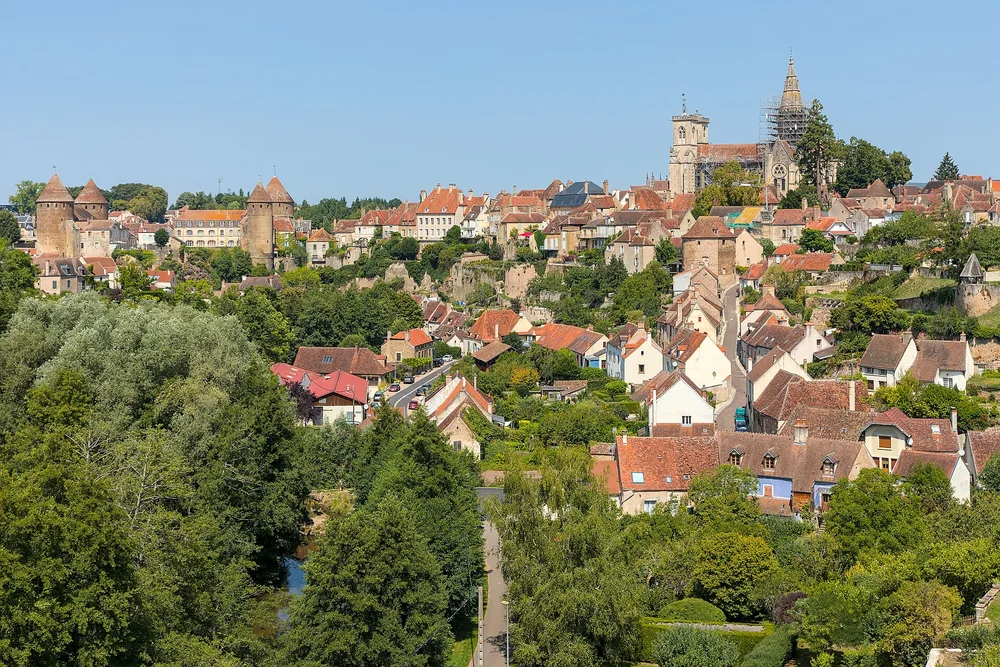 View of Semur-En-Auxois