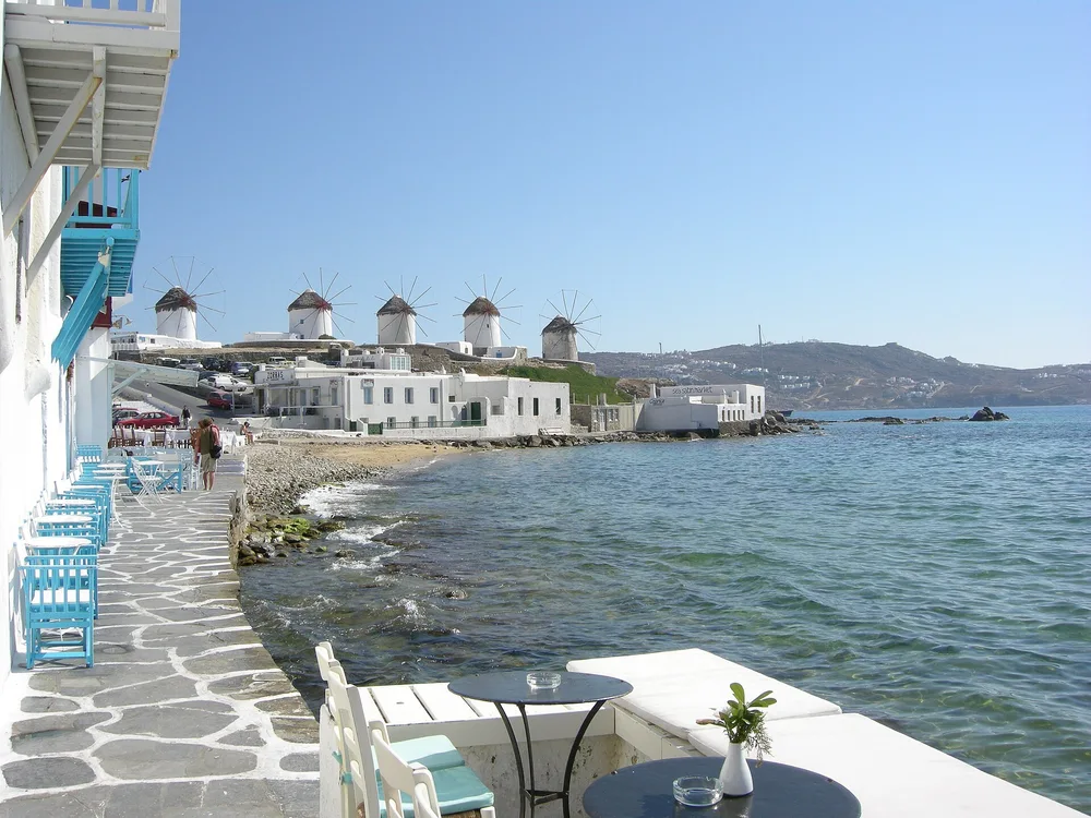 View of Mykonos City