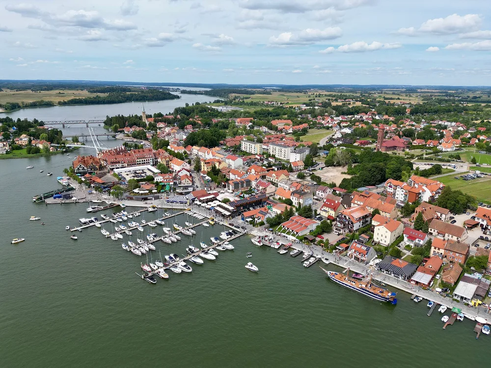 View of Mikołajki