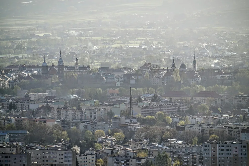 View of Nowy Sącz
