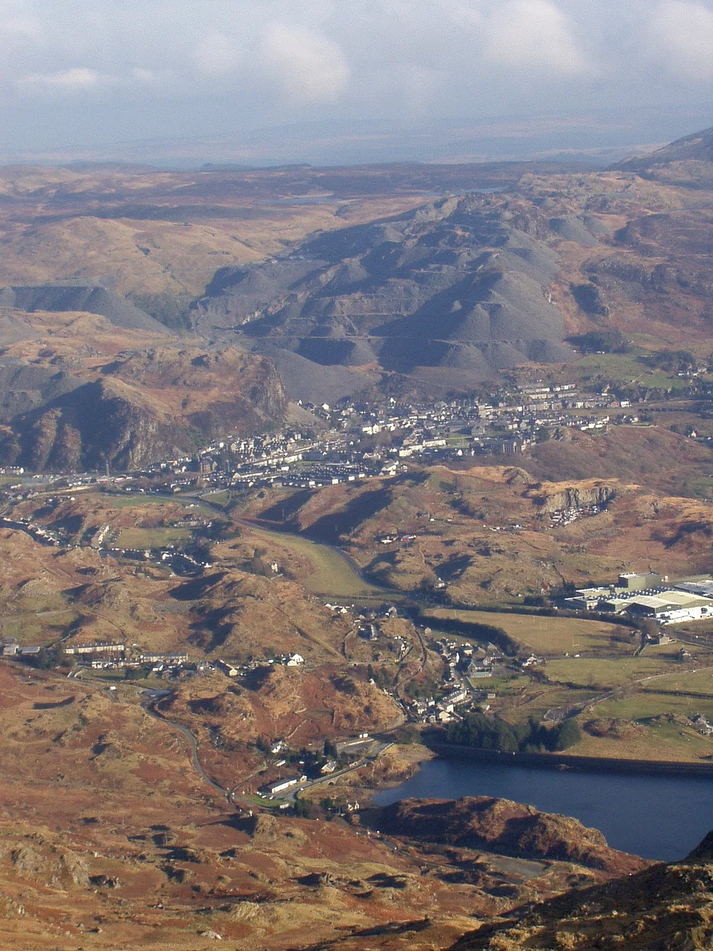 View of Blaenau-Ffestiniog