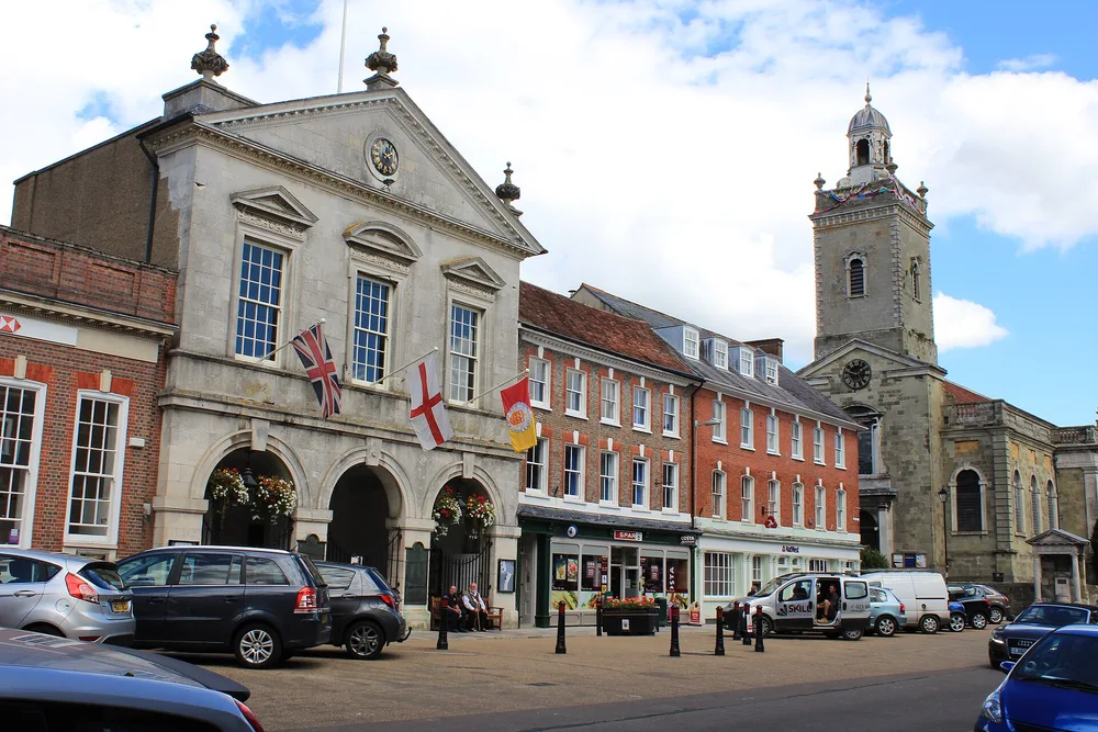 View of Blandford Forum