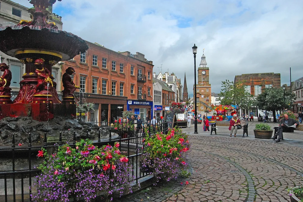 View of Dumfries