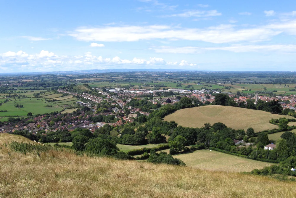 View of Glastonbury