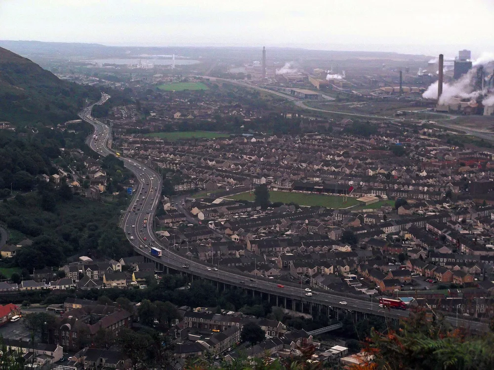 View of Port Talbot